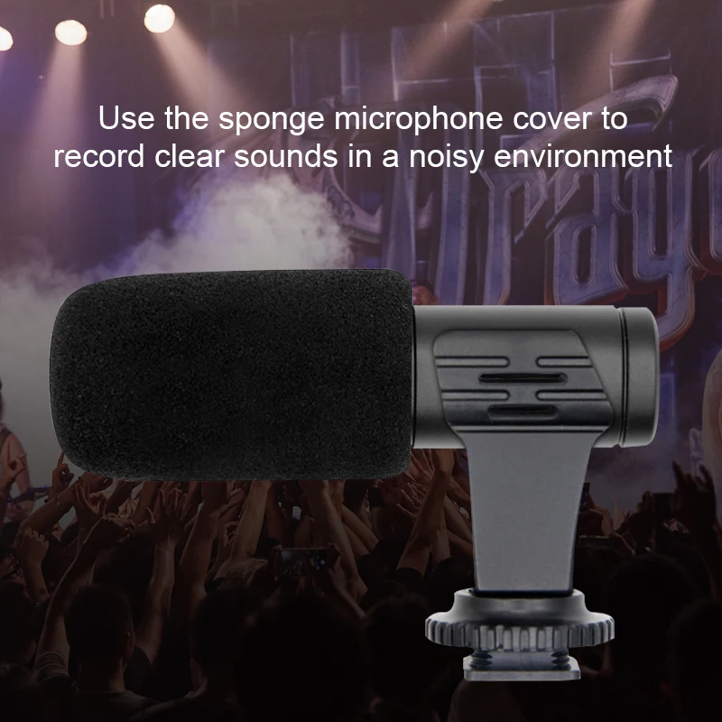 Mamen Mic 06 Hi Fi HD стерео мини микрофон 3 5 мм конденсаторный видео камера интервью Cansert
