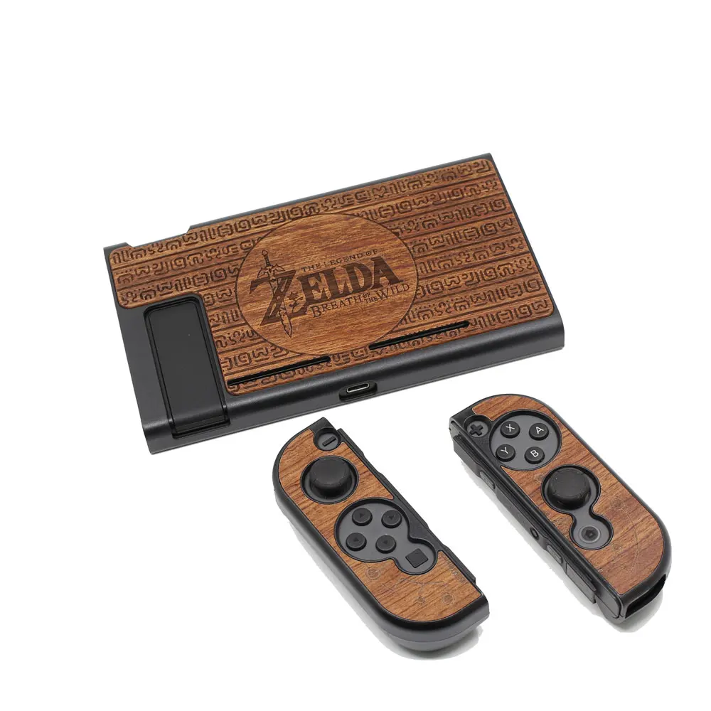 Zeda-B-Rose Для консольный переключатель Nintendo Joy-Con контроллер защитный слой от пыли резьба по дереву чехол отделенный корпус оболочка сумка для переноски - Цвет: Zeda-B-Rose