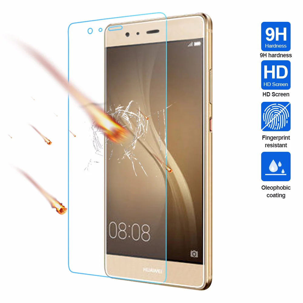 Прозрачный Закаленное Стекло для huawei P10 P9 P8 Lite Ascend P7 Y6 Pro 2017 II компактный Nova Экран