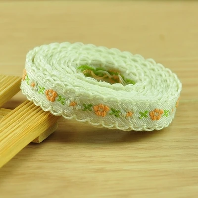 Красивая яркая Цветочная хлопковая кружевная ткань #164 швейная аппликация