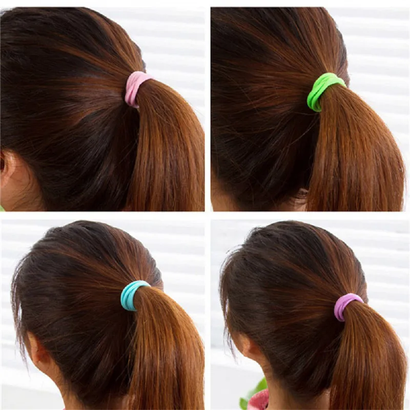 HAICAR 50 шт. низкая цена девушка Braider карамельный цвет эластичные Галстуки для волос браслет-Хвостик Держатель для волос p# Прямая поставка