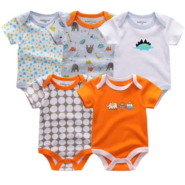 baby bodysuits 5167 Детские боди для новорожденных, для малышей для маленьких девочек тела костюмы 5 шт. Комбинезоны маленькие изделия из хлопка новорожденных Одежда для маленького мальчика - Цвет: baby bodysuits 5167