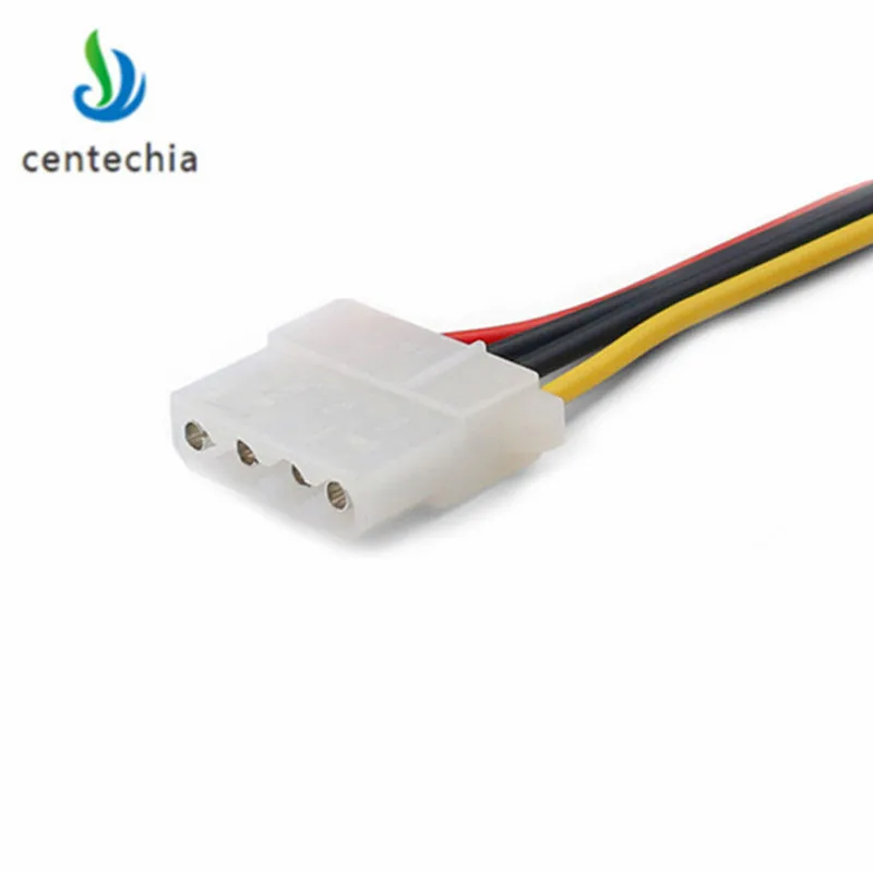 Centechia 15 Pin SATA штекер к Molex IDE 4 контактный Женский адаптер удлинитель Кабель питания