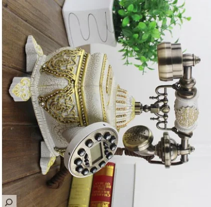 Классический ретро телефон в Европейском стиле антикварный домашний декор