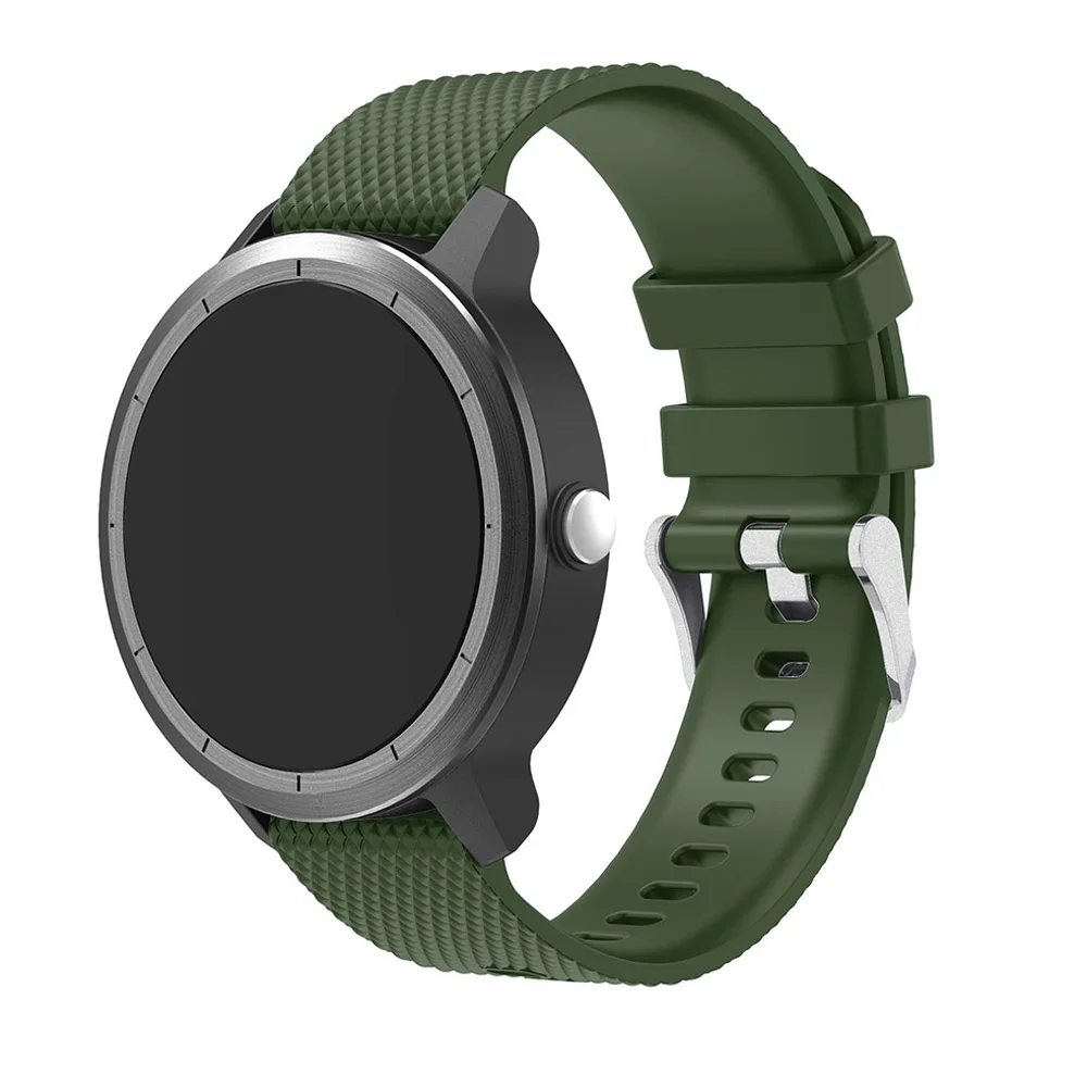 Силиконовый сменный ремешок новый цветной резиновый мягкий для Garmin Vivoactive 3 часов