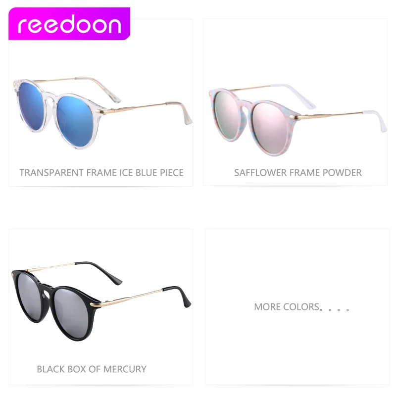 Детские поляризованные солнцезащитные очки Reedoon UV400 зеркальные линзы в