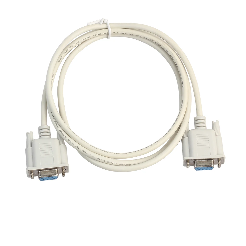 BLEL горячий 1 шт 5ft F / Серийный RS232 Null модем кабель женский DB9 FTA перекрестное