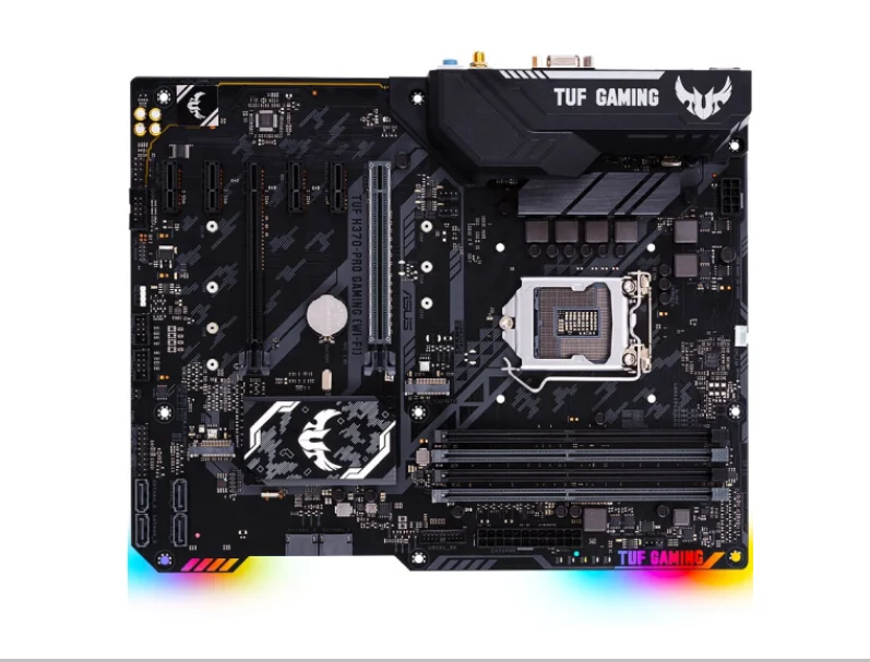 ASUS TUF игровая (Wi Fi) Настольная плата H370 1151 DDR4 Wi Fi ATX материнская плата|Материнские
