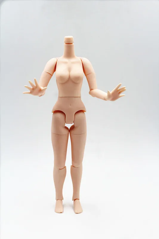 Azone body Blyth doll body 8.5 inch joint doll white skin, hand group, big breast joint body 1/6 doll