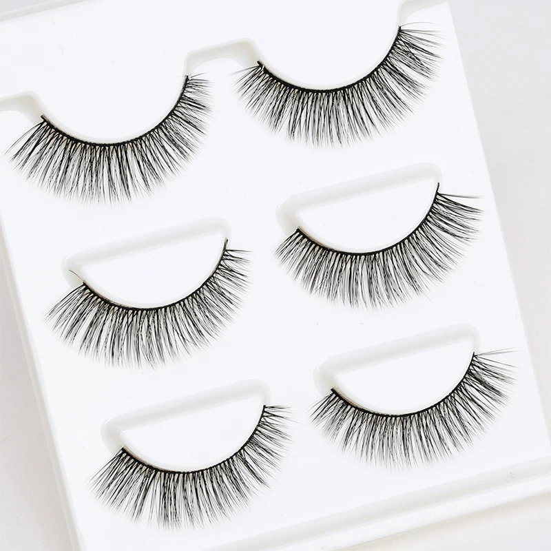 2017 Новых женщин Прибытия Ресницы Аксессуары Дамы Косметика Feather Накладные