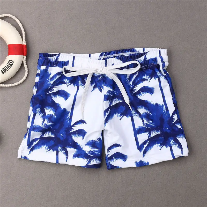 Family Matching Swimwear Father Son Shorts Trunks Swimsuit Mens Kids Boy Beachwear Summer Swimming Suit | Мать и ребенок