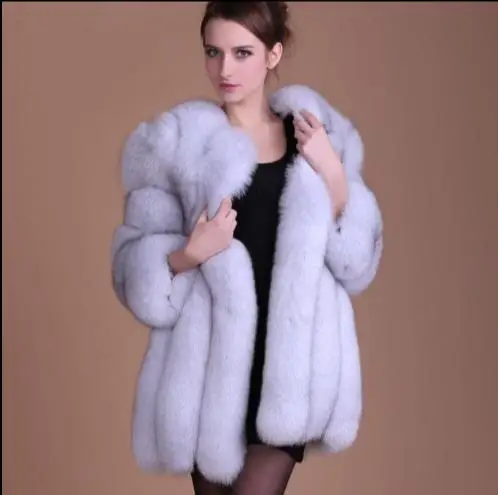 Новинка 2019 зимняя женская куртка из искусственного меха пальто пушистое верхняя