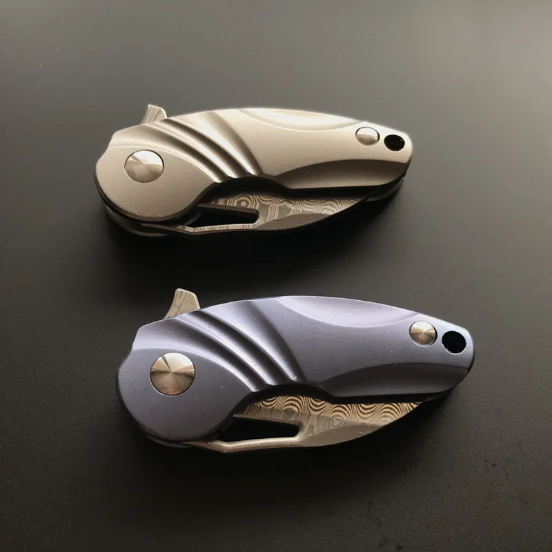 SHRIKE мини складной универсальный нож на открытом воздухе Rescue резак Титан сплав TC4