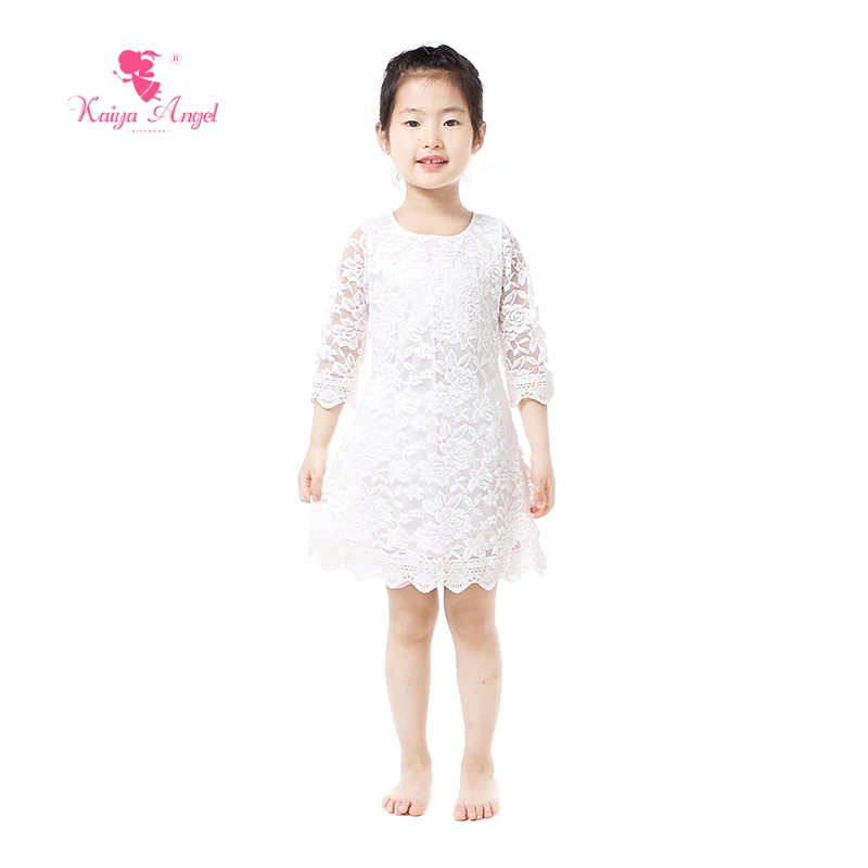 

2018 Kaiya Hot Wedding Party Princess Toddler girls Summer Flower Girl Dresses Designs Fall Toddler winter Baby Birthday Present