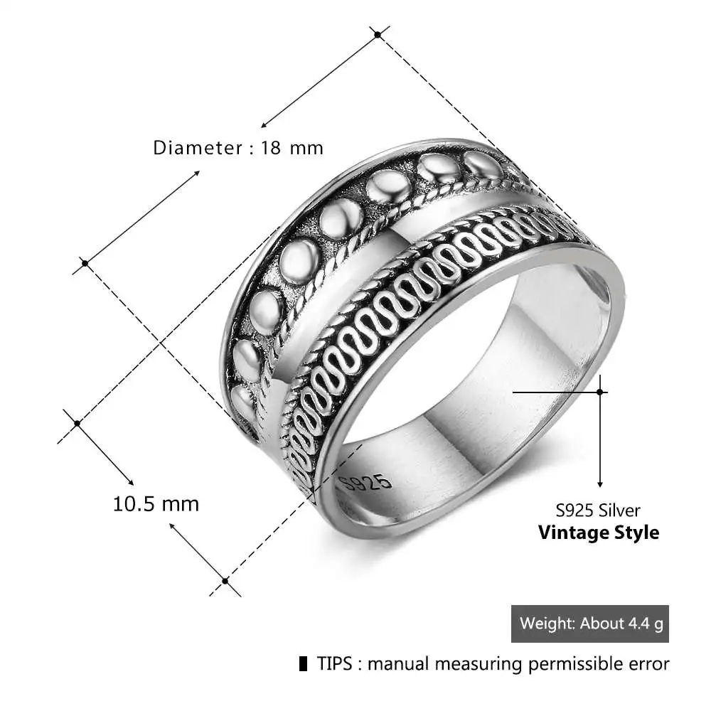 Кольца из стерлингового серебра 925 пробы для женщин изысканные женские винтажные