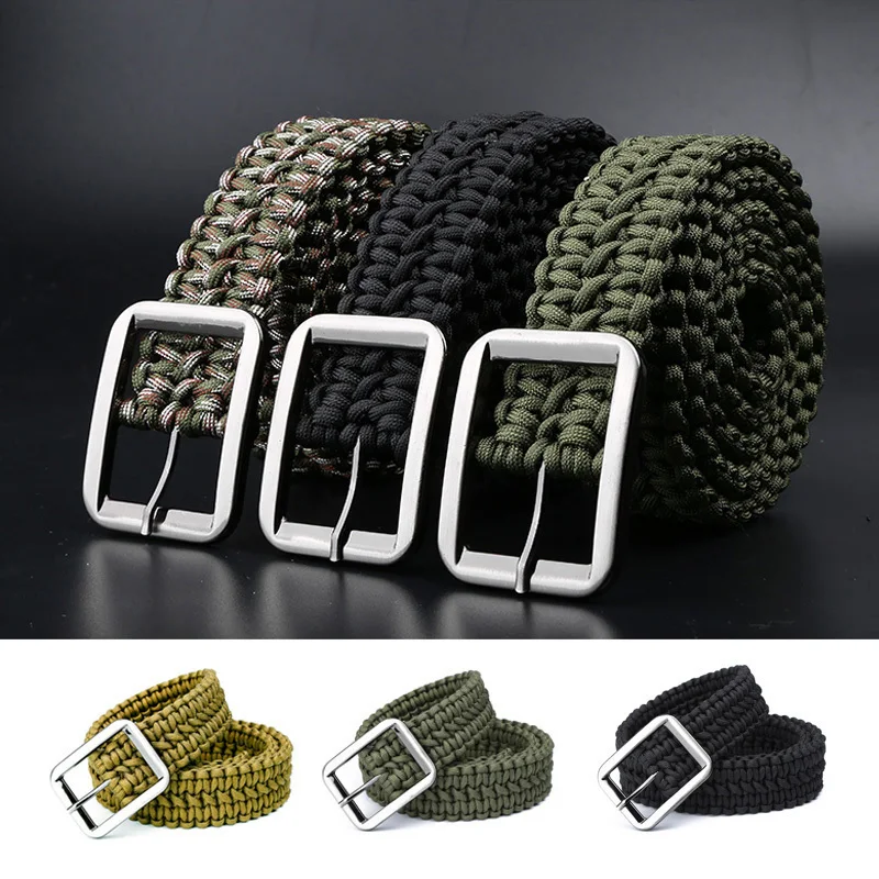 Ремень для выживания Paracord 550 тактический военный браслет ручной работы