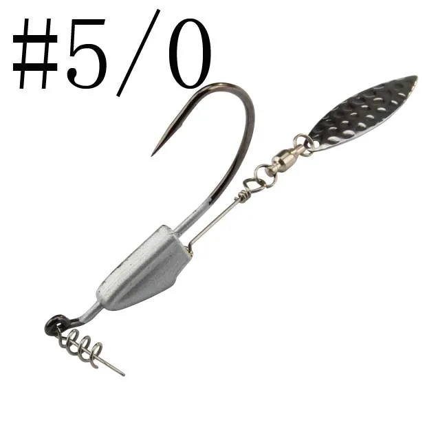 2pcs Палисандр 2 шт. свинцовая Мормышка 9 г 9,5 г 10 г колючий крючок рыболовные крючки крючок с ложкой Спиннер металлические крючки - Цвет: 2pcs