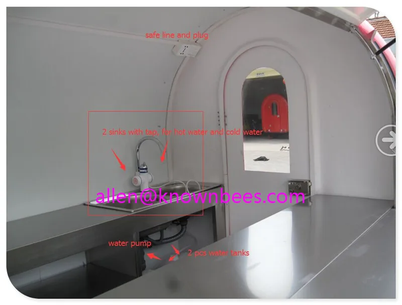 

Food Trailer/Mobile Kitchen Truck for sale Best Quality Food Carts