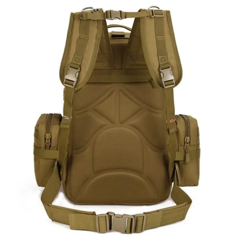 Рюкзак дорожный 50 л комбинированный вместительный ранец Тактическая Военная
