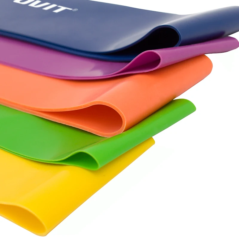 Набор эластичных лент POVIT для йоги пилатеса кроссфита фитнеса домашнего