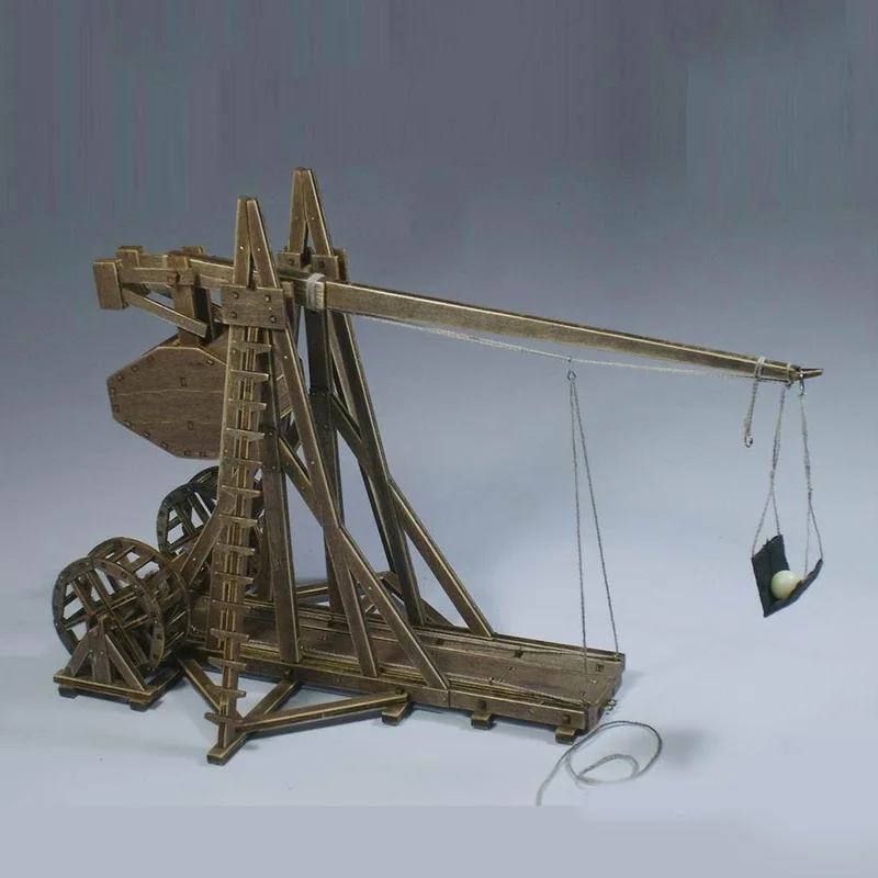 Классические древние колесницы Эра империй модельные наборы Trebuchet-тяжелая катапульта модель для детей игрушки подарок