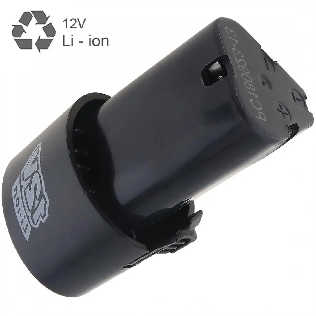Универсальный литий-ионный аккумулятор 12V 3x1300 mAh с кнопкой отключения для электрической дрели/электрической отвертки/пистолета