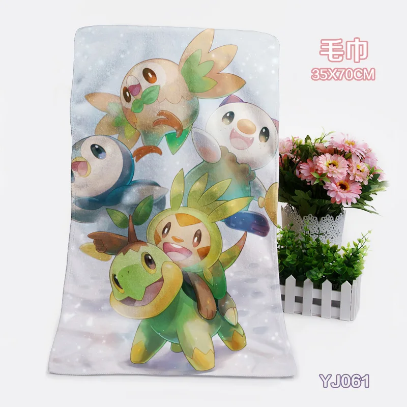 see chart IVYYE 1 шт. Evee Monster Модные индивидуальные аниме банные полотенца s платок мягкое полотенце для лица мультфильм мочалка унисекс Новинка - Цвет: see chart