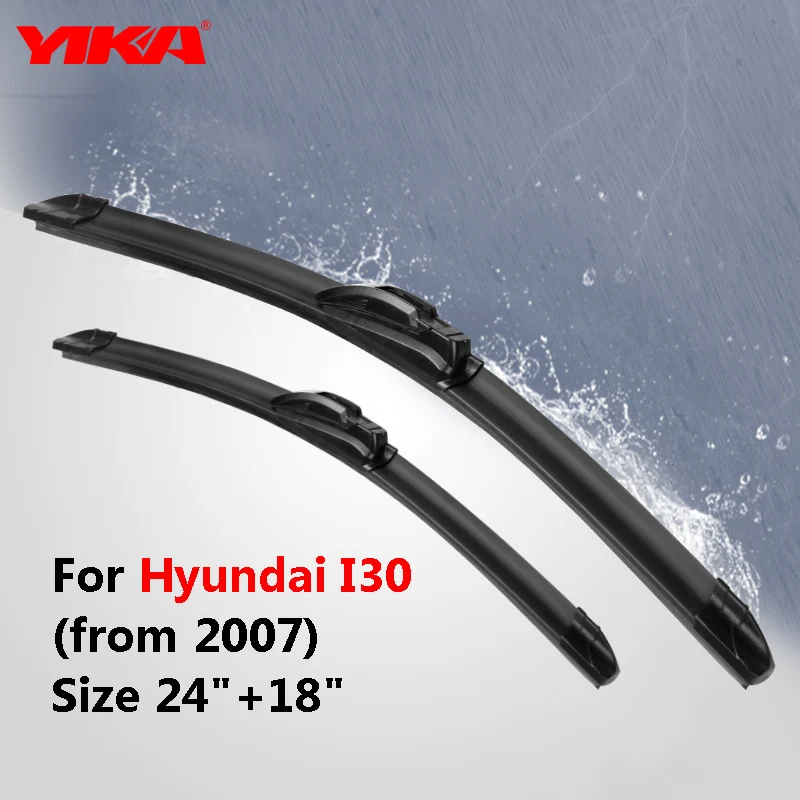 Yika 24 &quot+ 18&quot для Hyundai i30 (2007) стеклоочиститель автомобиля Стекло стеклоочистители