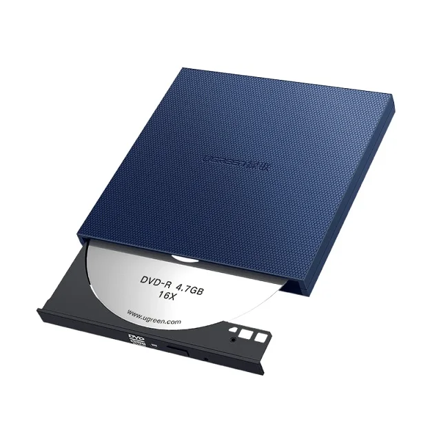 Ugreen USB Оптический привод Внешний USB 2,0 CD/dvd-rom комбинированный DVD RW rom горелка для Dell lenovo ноутбук Windows/Mac OS USB DVD привод - Цвет: USB Optical Drive