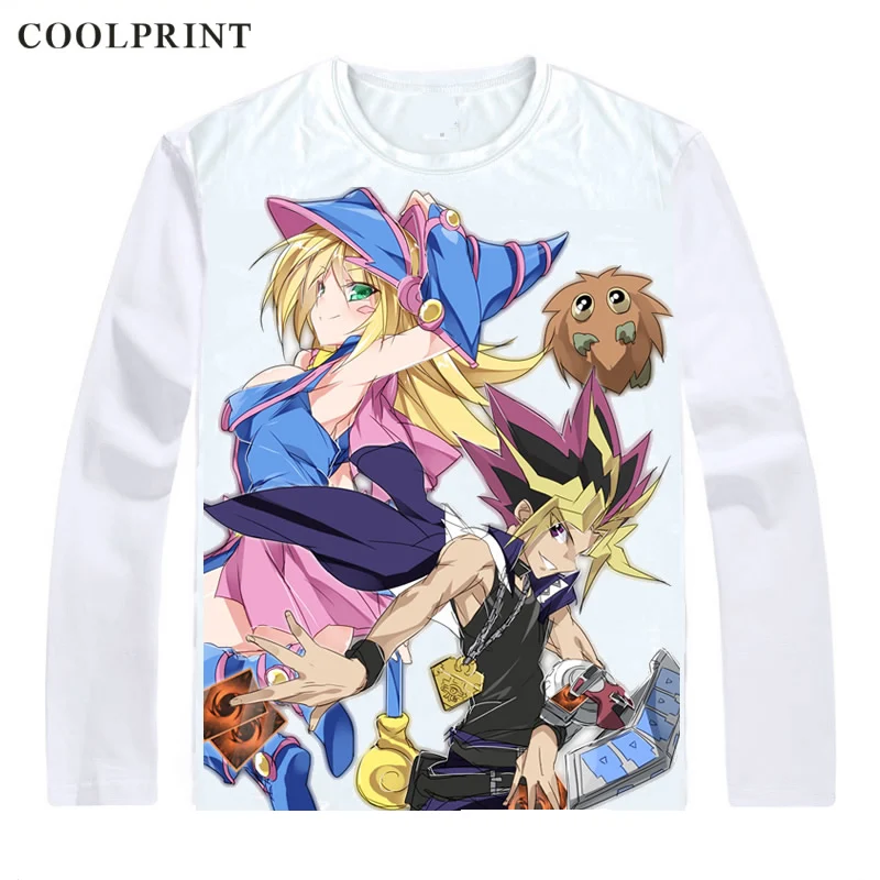 Черная футболка Dark Magician Girl с рисунком дуэли монстров Yu Gi Oh King of Games Повседневная