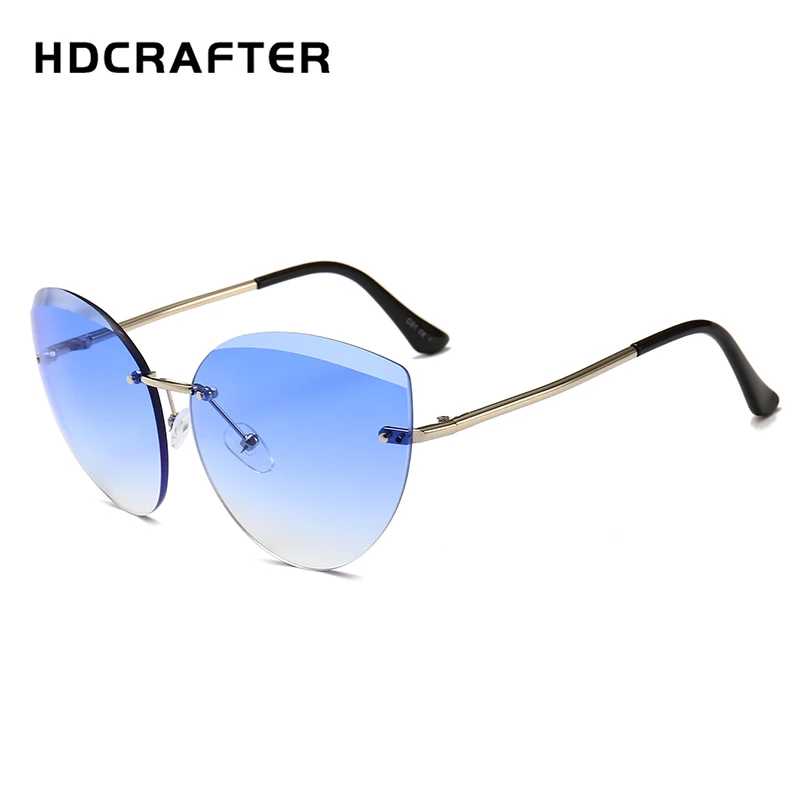 HDCRAFTER кошачий глаз солнцезащитные очки женские дизайнерские Роскошные брендовые
