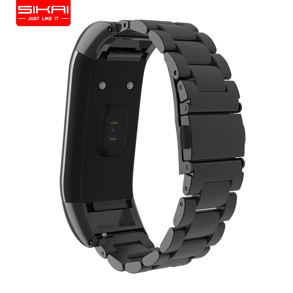SIKAI ремешок для часов Huami Amazfit Cor браслет из нержавеющей стали ремешок для часов Huami Amazfit Cor ремешок