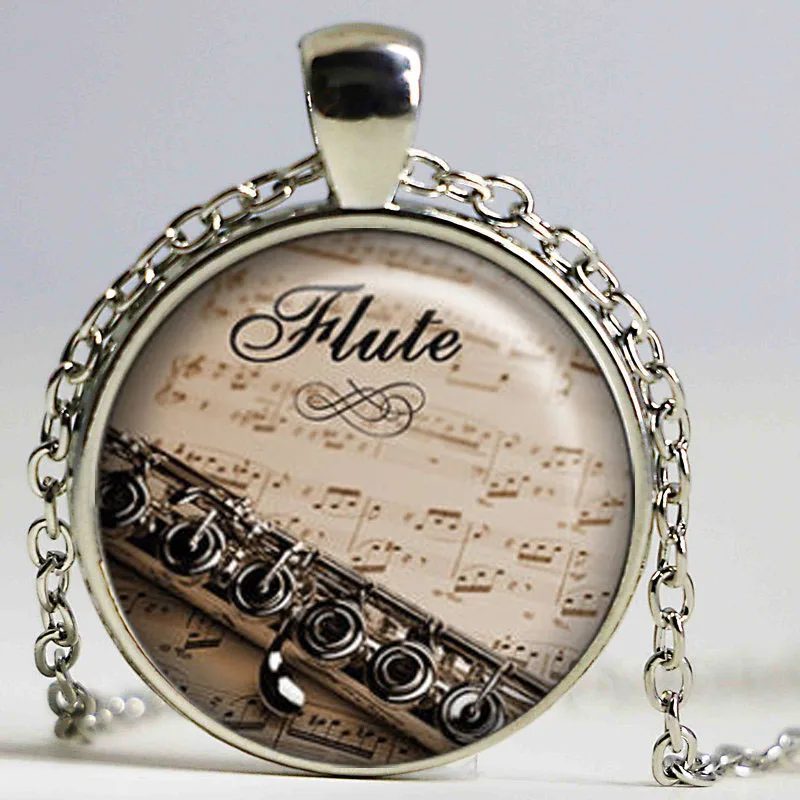Ожерелье флейта кулон музыкальный плеер музыкальное ожерелье ювелирное изделие