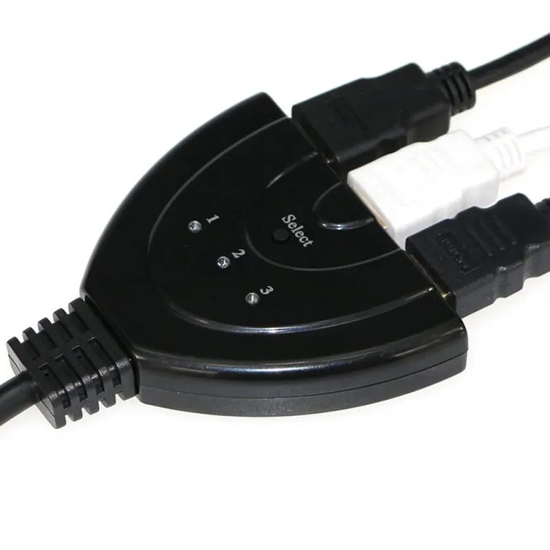 3 порта HDMI 1 1080P переключатель сплиттер концентратор коробка кабель для HDTV DVD