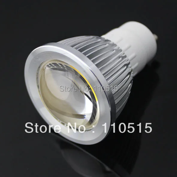 110 240 В диммирования 5 W GU10 COB из светодиодов лампа лёгкие прожектор белый / тёплый