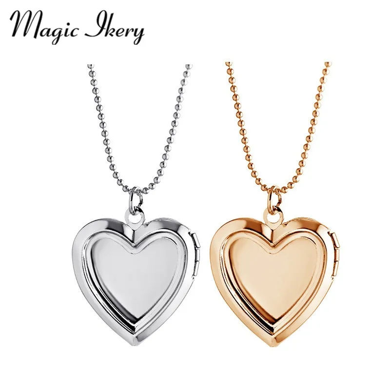 Женское ожерелье с подвеской в виде сердца и фоторамки|necklace jewelry|pendant necklacejewelry jewelry
