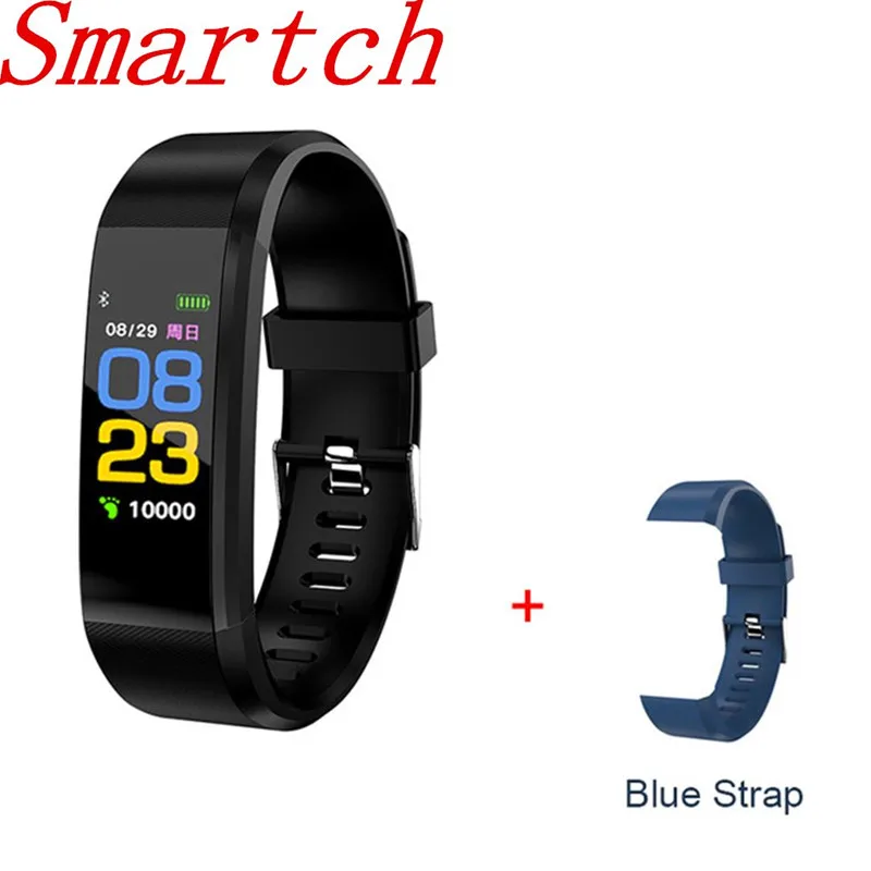 Smartch 115 плюс Bluetooth BT Smart Band Fitnees браслет трекер сердечного ритма мониторы