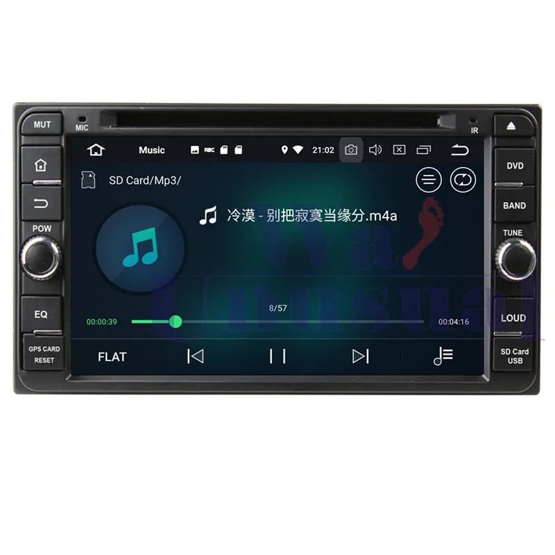 Автомобильный мультимедийный DVD радиоприемник wanобычно на Android 9 0 для Toyota Universal