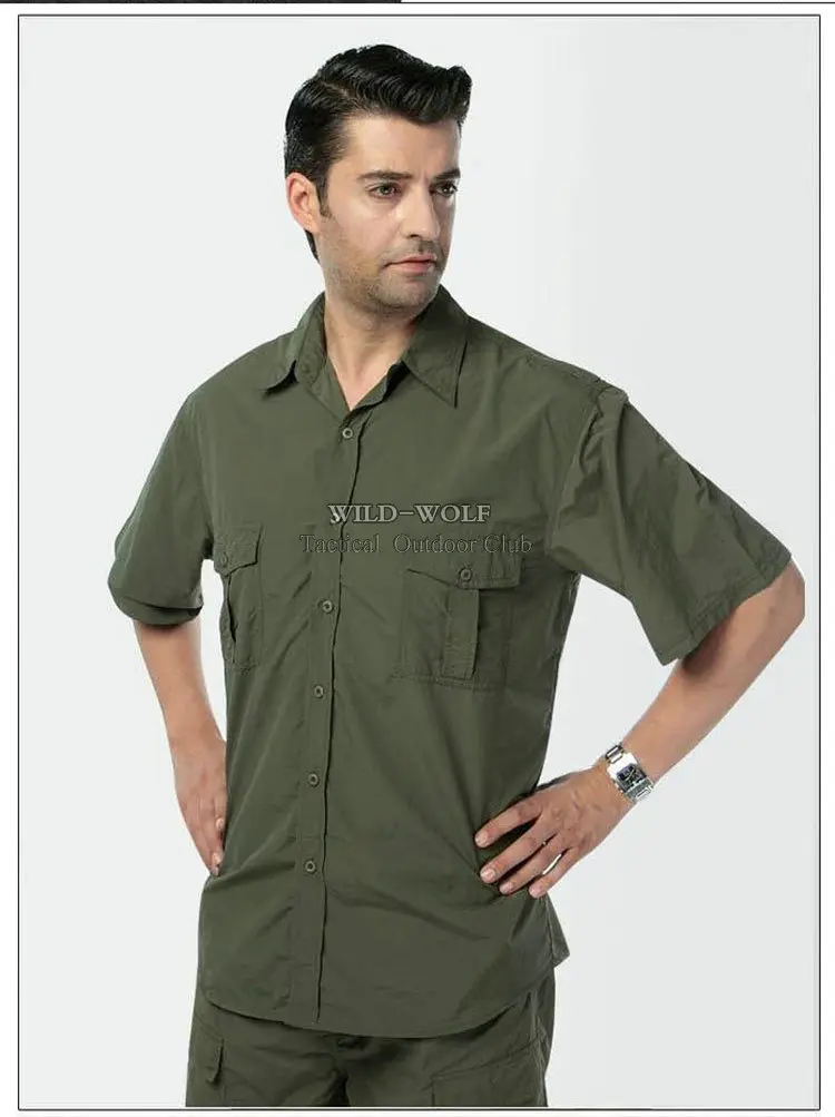 Мужская летняя футболка с коротким рукавом армейская тактическая дышащая