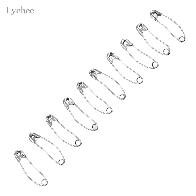 Lychee Life 100 шт. изогнутые булавки из нержавеющей стали швейные принадлежности для