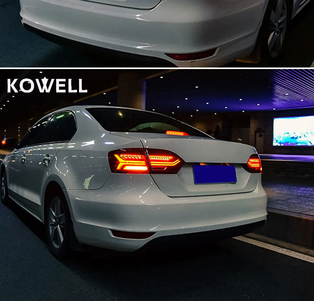 KOWELL автомобильный Стайлинг для vw jetta 2012- светодиодный задний фонарь GLI MK6 светодиодный задний фонарь NCS для vw jetta светодиодный задний фонарь для автомобиля