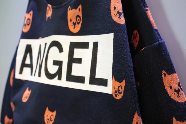 

girl set for spring autumn season 2pcs set long sleeve T shirt top + skirt pant cotton girls sport set kids sport clothing 2017