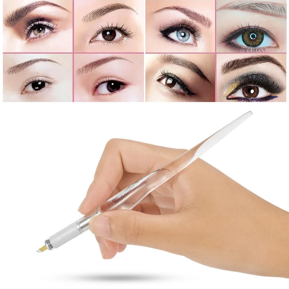 2018 новый стиль микроблейдинг кольцо ручка ручной работы макияж бровей тату