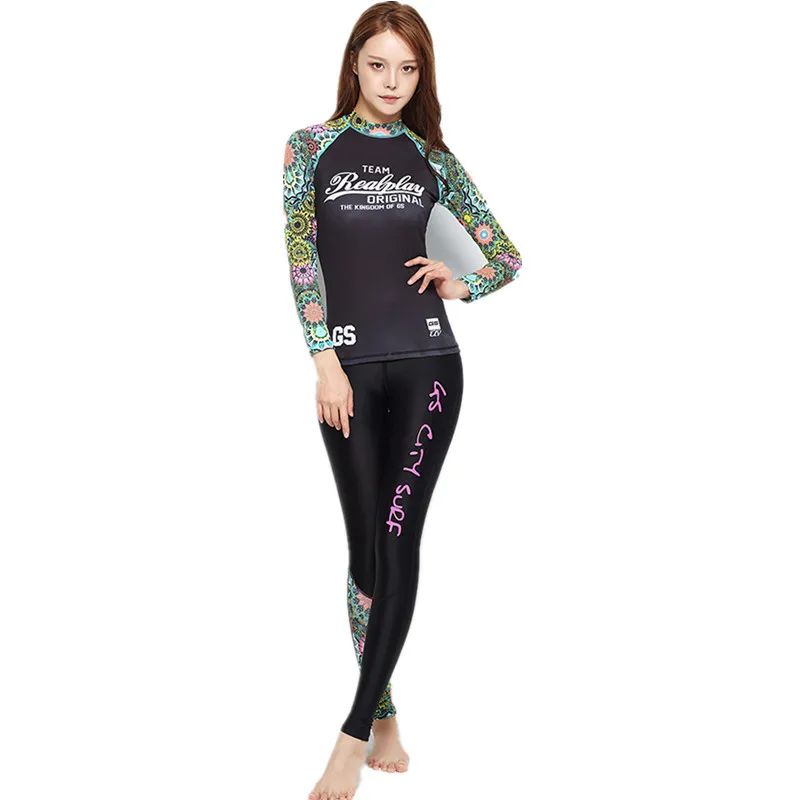 GSOU SNOW Brand Swimwear Women Wetsuits for Spearfishing Long Sleeve Surfing Swimming Suits High Elasticity Triathlon Wetsuit | Спорт и