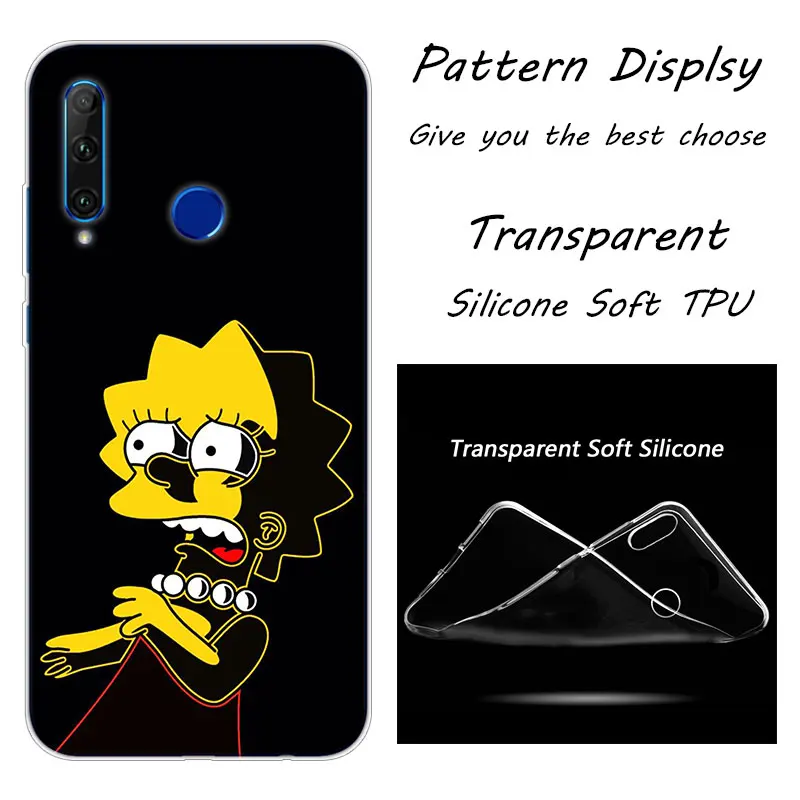 012 Горячий Los Simpsons Мягкий силиконовый чехол для телефона huawei Honor 20 20i 10 9 8 Lite 8X 8C 8A 8S 7S 7A Pro View 20 Модный чехол - Цвет: 012