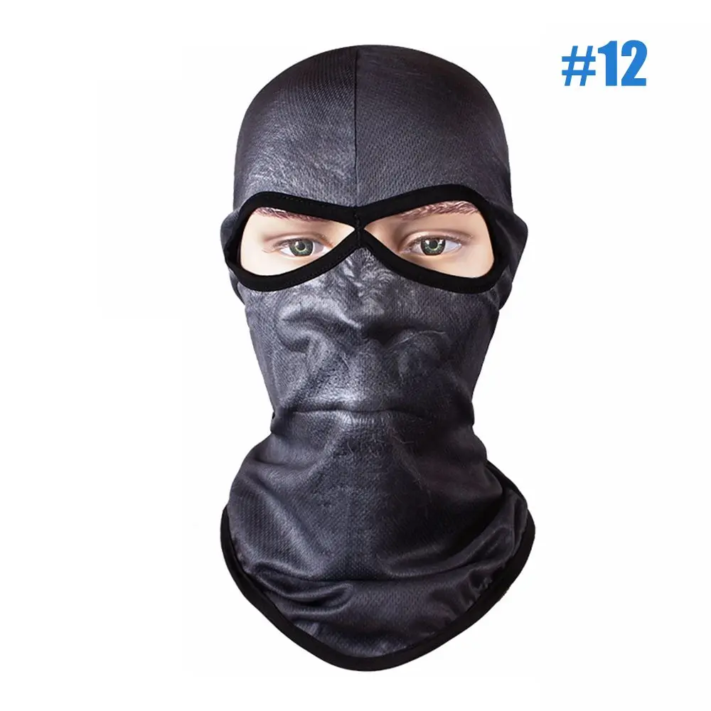 1 шт. мужские модные 3D зимние теплые Балаклавы с животными велосипедные головные уборы сноуборд Тигр вечерние Хэллоуин-шлем маска на все лицо