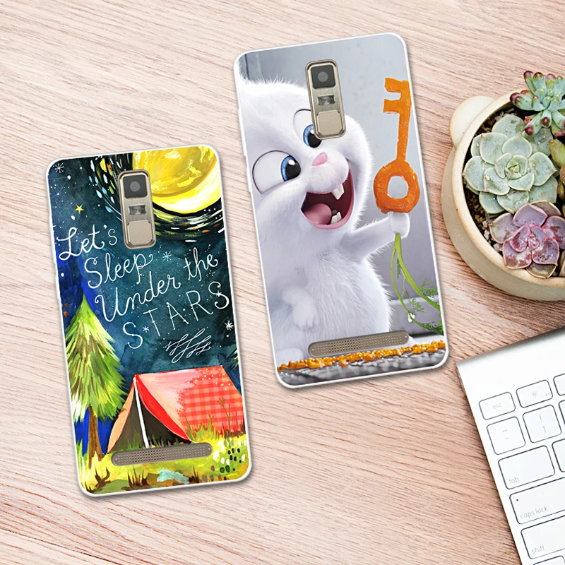 For Prestigio Muze B5 5.2 Inch Phone Case Silicone Back Cover Protective Printed Funda Psp5520 Duo |