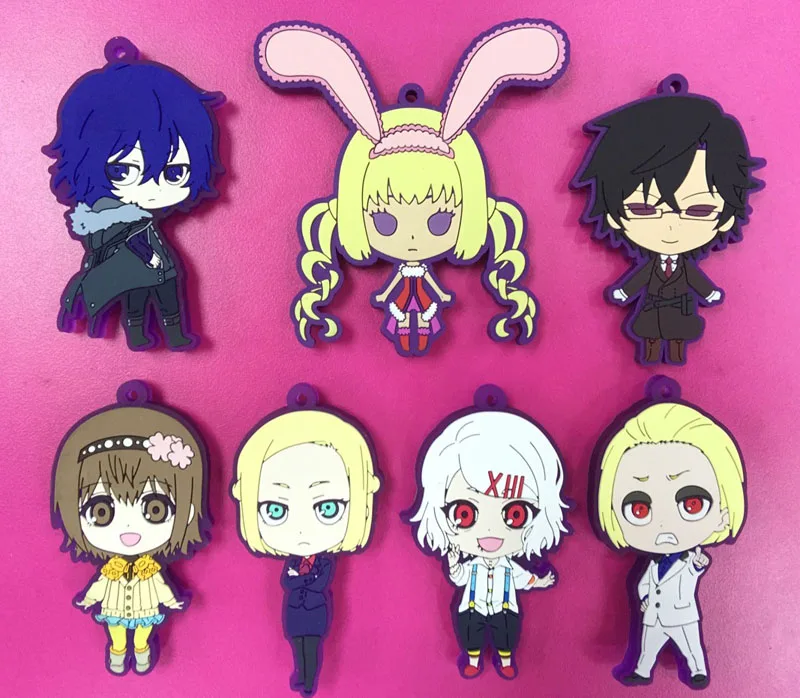 7 шт. аниме Токио вампиры для косплея канеки кэна Touka Kirishima Rei Rize Juuzou Suzuya Uta ПВХ Цифры