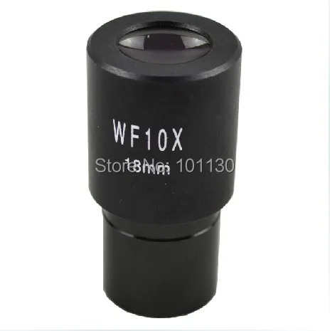 WF10X 18 мм широкое поле зрения угол окуляр биологического микроскопа объектив с
