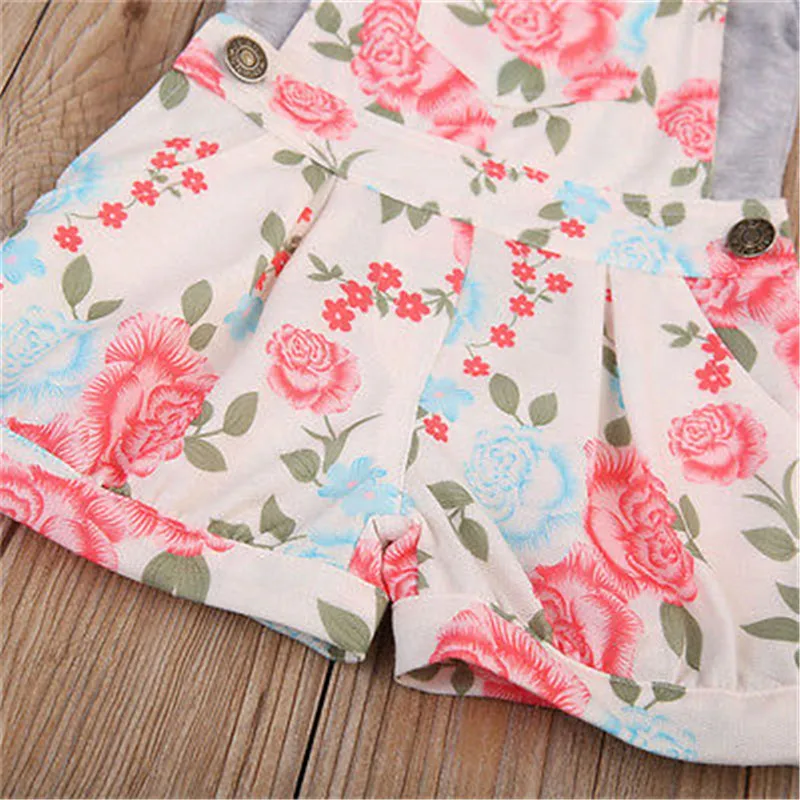 Симпатичная одежда для новорожденных маленьких девочек хлопковая футболка